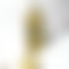 Pendentif carte l'amoureux vi en laiton zircon,arcane majeur, pendentif doré carte de tarot divinatoire,30mm, l'unité g4395