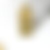 Pendentif carte le pape v en laiton zircon,arcane majeur, pendentif doré carte de tarot divinatoire,30mm, l'unité g4398