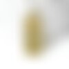 Pendentif carte le bateleur en laiton doré zircon,pendentif doré carte de tarot,30mm l'unité g4401
