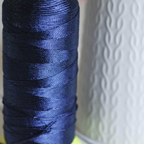 Fil bleu marine, fournitures créatives, fil à broder, fil couture, scrapbooking, fil bleu, fil nylon bleu, 0.8mm, lot de 10 mètres-g1380