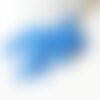 Granulés cire bleu à cacheter, fourniture pour création sceaux personnalisés pour sceaux et invitations de mariage,les 100 g4174