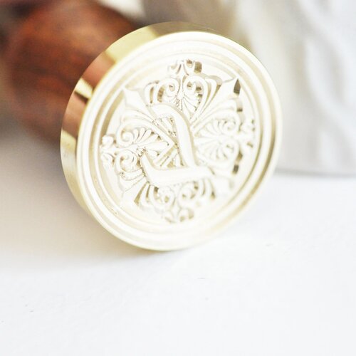 Metal seal letter l sealing wax,a supply for creating custom seals for diy wedding invitations,25m unit g6228