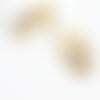 Pendentif coquillage naturel  doré, fourniture créative, pendentif doré, création bijoux, coquillage bijou,coquillage or, 30-40mm-g1203