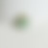 Pendentif demi-lune aventurine,pendentif bijou pierre naturelle,aventurine naturelle,création bijoux,13.5mm,g2883