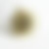 Pendentif rotatif lune pour cabochon zamac doré 30.5mm, bijou mobile création ,l'unité g5323