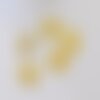 Breloque coquillage argent tibétain doré, ,pendentif coquillage,doré,sans cadmium,les 10,14mm-g1604