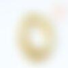 Perle rondelle hématite dorée 18k, perle hématite non magnétique pour pierre,création bijoux,4x2mm,fil de 160 perles g5528