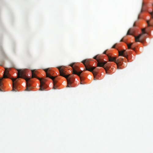 Perles jaspe rouge marbré,grade ab+,jaspe rouge,pierre naturelle,perles jade,perles pierre,jaspe naturel,le fil de 55 perles ,4mm-g1173