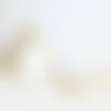 Pendentif goutte nacre blanche naturelle doré,nacre blanche, pendentif coquillage blanc,création bijou,23mm, lot de 2 g3871