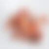 Cornaline rouge orange naturelle brute roulée, x20 grammes (g0246)