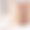 Cordon en polyester tressé multicolore pastel 1mm, cordon pour bijoux scrapbooking et fabrication bijoux, x1 mètre (g9991)