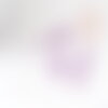 Perles tube violet clair opaque façon delica miyuki 1.5-2mm, perle rocaille japonaise mat,perle perlage tissage x8gr g9167