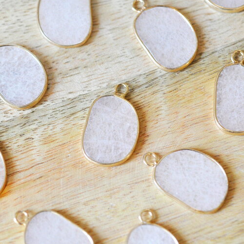 Pendentif oval jade rose , pendentif bijou pierre naturelle, pendentif pierre naturelle,jade naturel,25mm, x1, g4648