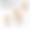 Fermoir mousqueton clapet xxl rond acier 304 inoxydable ip doré 25mm, x1 (g9903)