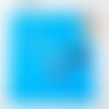 Tapis silicone rectangle bleu 40x30cm, feuille de silicone pour création bijoux en résine époxy polymère, x1 g9847