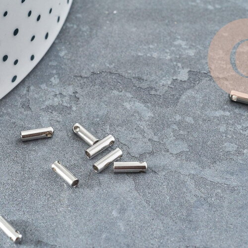 Embout chaîne acier 304 inoxydable doré 17.5mm, x1 (g2307)