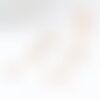 Embouts chaine-cordon laiton brut 7x2mm, x50 (4.6g) (g1917)