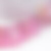 Perle agate rose, pierre naturelle,agate naturelle,perle pierre,perle facette,4mm,fil de 90 perles, x1 (g0493)