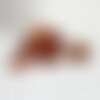 Sable pierre agate rouge naturelle brute roulée 10-16mm, x20gr (g5179)