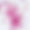 Perles tube verre rose fuchsia métallisé mat façon delica miyuki, perle rocaille japonaise mat, perlage tissage, sachet 8g, x1 g7763