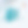 Perles tube bleu métallisé mat façon delica miyuki, perle rocaille japonaise mat, perlage tissage, sachet 8g, x1 g7767