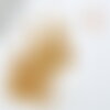 Perles tube or foncé mat façon delica miyuki, perle rocaille japonaise or mat, perlage tissage, sachet 8g, x1 g7759