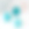 Cabochon jade vert aqua, pierre naturelle,cabochon rond,pierre verte,cabochon jade,jade naturel,jade vert,16mm, x1 g0698