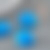 Cabochon turquoise bleue, cabochon ovale,turquoise naturelle, cabochon turquoise,pierre naturelle,14mm, x1 (g0349)