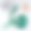 Perle agate nuggets verte, perle agate pierre naturelle,perle pour bijou pierre,10-15mm,fil de 40cm (g3803)