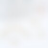Anneaux de jonction acier ip 304 inoxydable doré 6x1mm, x50 (g8478)