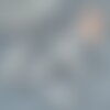 Perles cristal de roche transparent, pierre brute ,cristal, perle pierres, pierre naturelle, x10 (g0757)