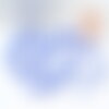 Grosses perles de rocaille bleu tendre 4mm, x10gr (g3817)