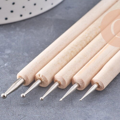 Ensemble de 5 outils polymère multistage bois – 12.8/13.5cm2.8-13.5, x1 (g10262)