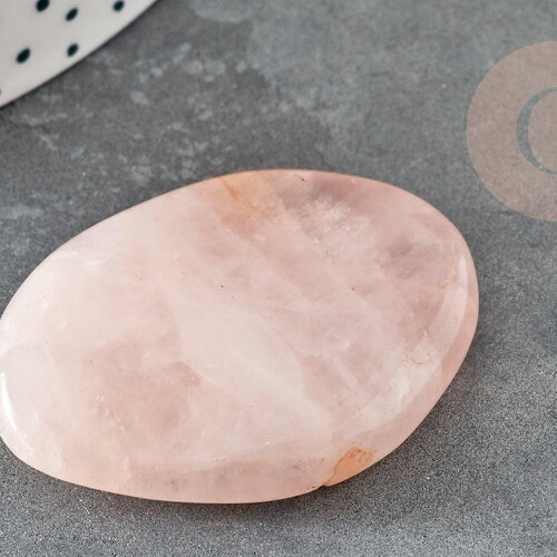 Cabochon ovale quartz rose, cabochon pierre, pierre naturelle, pendentif rose,quartz rose naturel,43-50mm, x1 g5056