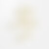 Cabochon cristal carré doré,cabochon transparent,cristal,cabochon or,cabochon à coudre,création bijoux,5x4mm,les 10-g2258