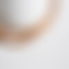 Perles tube coco nature, bois naturel, perles bois, perles tube bois,14-19mm, fil de 38cm, x1 g0014