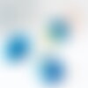 Cabochon agate bleue, cabochon ovale, cabochon agate,agate naturelle,pierre naturelle,18 x25mm, x1 g5063