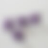Perles facettées plastique violet,perles bijoux, fabrication bijoux, perles vintage,perles plastique,1.8cm,x 10-g1161