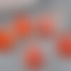 Cabochon rond agate orange,cabochon rond, agate naturelle,cabochon pierre,pierre naturelle,10mm, x1 g0606