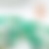 Perle agate verte facettée 4mm, perle agate,perle pierre naturelle,agate naturelle,perle facette,4mm,fil de 90 perles, x1 (g4477)