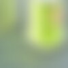 Cordon fil de jade jaune fluorescent polyester 0.6mm, cordon pour création de bijoux x1 mètre g9518