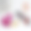 Kit ma broche coeur coloré à créer, x1 (g9399)