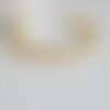 Bracelet jonc réglable doré losange 14k, bracelet original, bracelet laiton doré, 50mm, x1 (g4698)