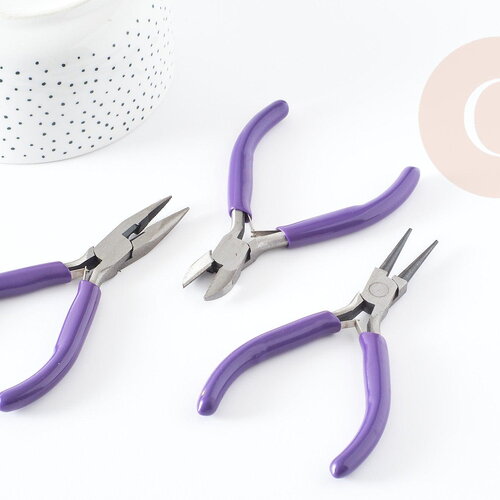 Pinces fabrication de bijoux x3 (g0381)