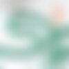 Perle jade vert foncé, perle jade, pierre naturelle, perle facette, 4mm, fil de 37cm, x1 (g2926)