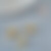 Perle tube soleil zamac doré 9.5mm, x10 (g8392)