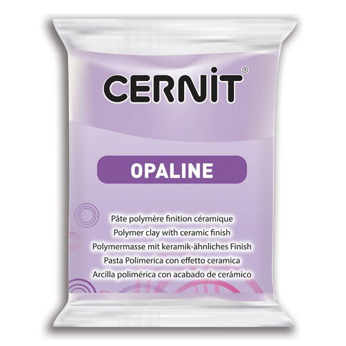 Pâte polymère cernit opaline - lilas x56g (g10447)