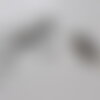 Perles intercalaires noires métalgun 3mm, x10 grammes (g2441)