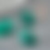 Cabochon ovale jade naturel vert foncé 13x18mm, x1 (g2768)