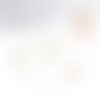 Anneaux de jonction ronds ouverts laiton brut 3x0.5mm, x1gramme (g8344)